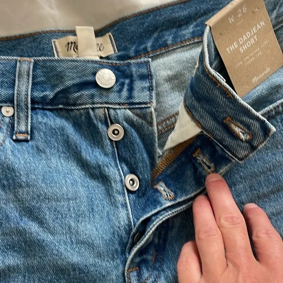 Madewell dad Jean shorts - Picture 2 of 6